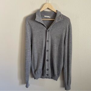 Suitsupply Gray Men's Cardigan Sweater